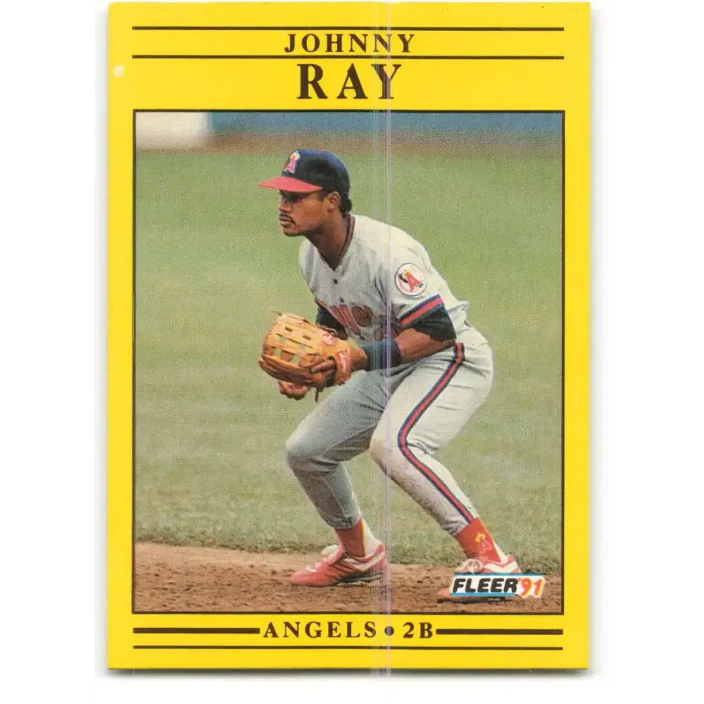 1991 Fleer #323 Johnny Ray NM-MT California Angels Baseball Card