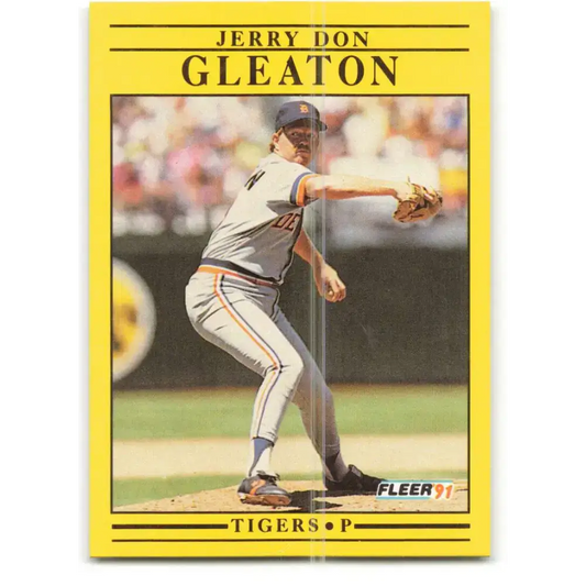 1991 Fleer #338 Jerry Don Gleaton NM-MT Detroit Tigers Baseball Card