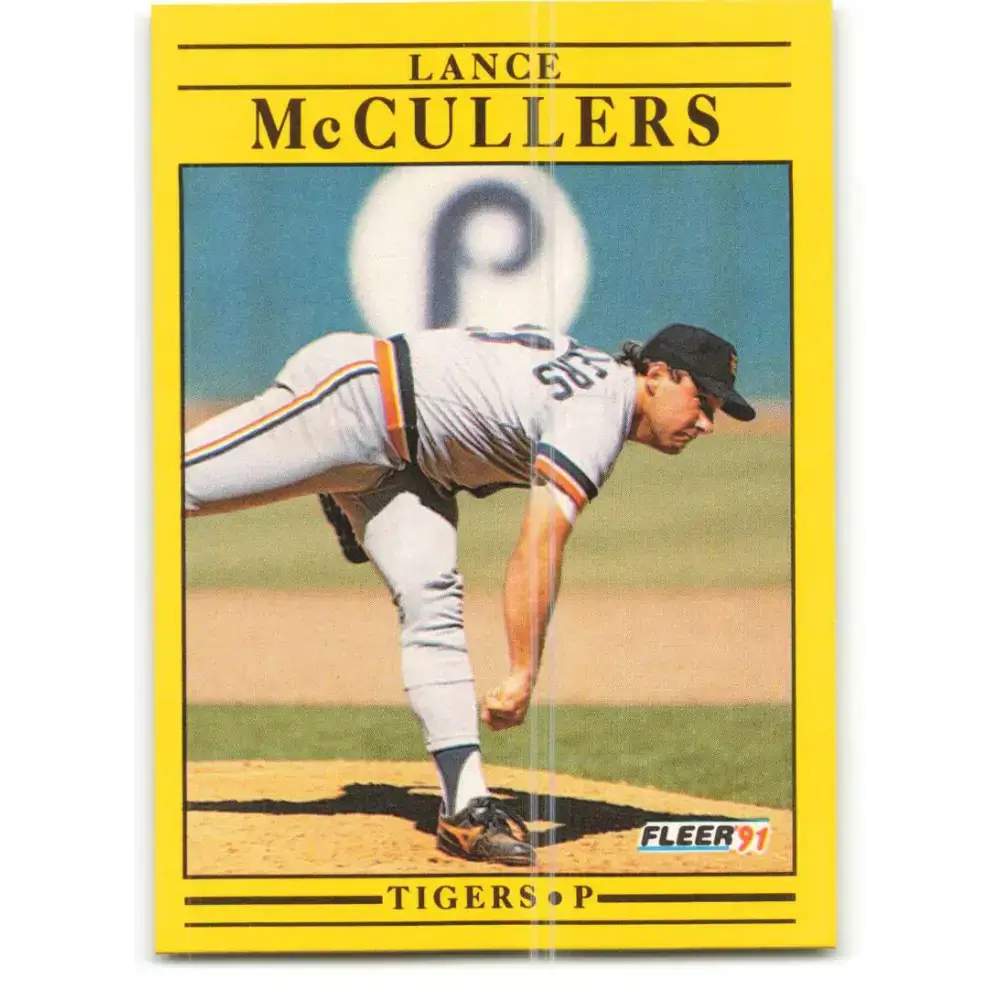 1991 Fleer #342 Lance McCullers NM-MT Detroit Tigers Baseball Card - Baseball Card Single