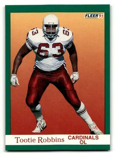 1991 Fleer #346 Tootie Robbins Phoenix Cardinals Football Cards NM N ID:60527 - Football Card Single