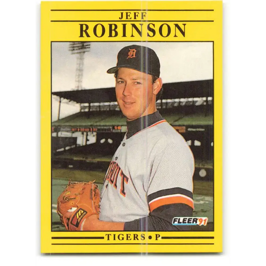 1991 Fleer #349 Jeff Robinson NM-MT Detroit Tigers Baseball Card