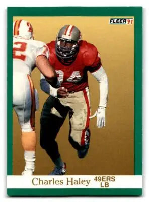 1991 Fleer #356 Charles Haley - Football Card Single