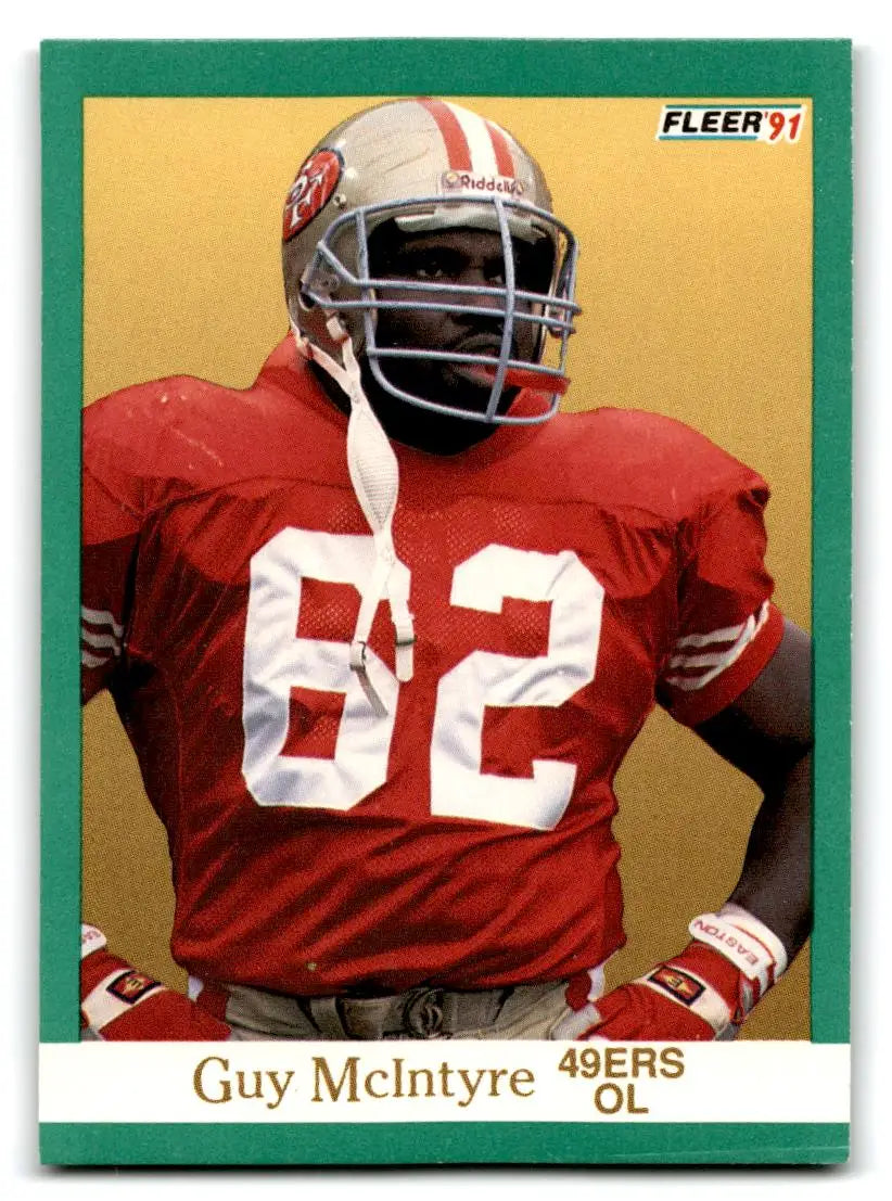 1991 Fleer #359 Guy McIntyre - Football Card Single