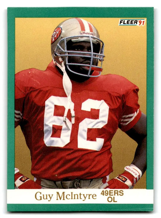 1991 Fleer #359 Guy McIntyre - Football Card Single