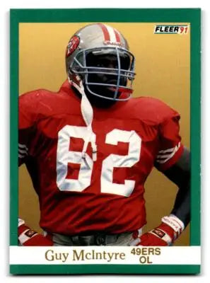 1991 Fleer #359 Guy McIntyre - Football Card Single
