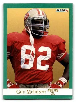 1991 Fleer #359 Guy McIntyre - Football Card Single