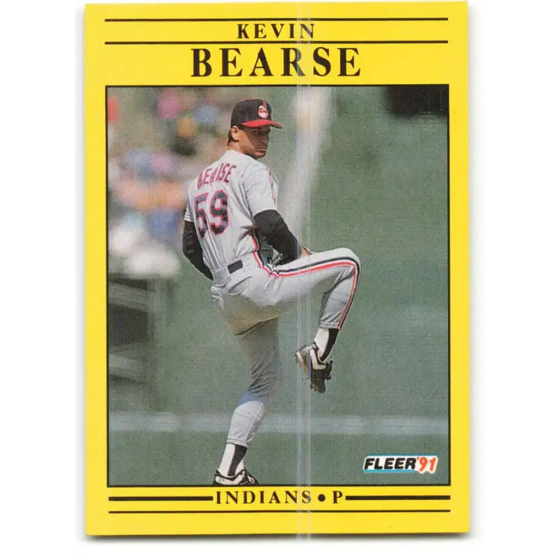 1991 Fleer #361 Kevin Bearse NM-MT Cleveland Indians Baseball Card - Baseball Card Single
