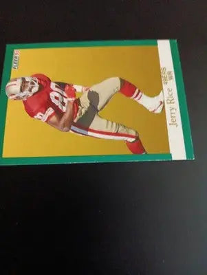 1991 Fleer - #363 Jerry Rice HOF 49ERS. NFL. EX-NRMT - Football Card Single