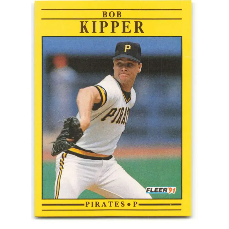 1991 Fleer #40 Bob Kipper NM-MT Pittsburgh Pirates Baseball Card - Baseball Card Single