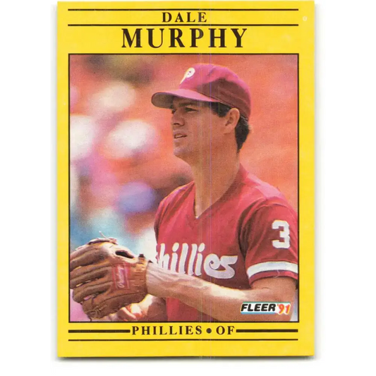 1991 Fleer #409 Dale Murphy NM-MT Philadelphia Phillies Baseball Card