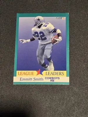 1991 Fleer #418 Emmitt Smith - Football Card Single