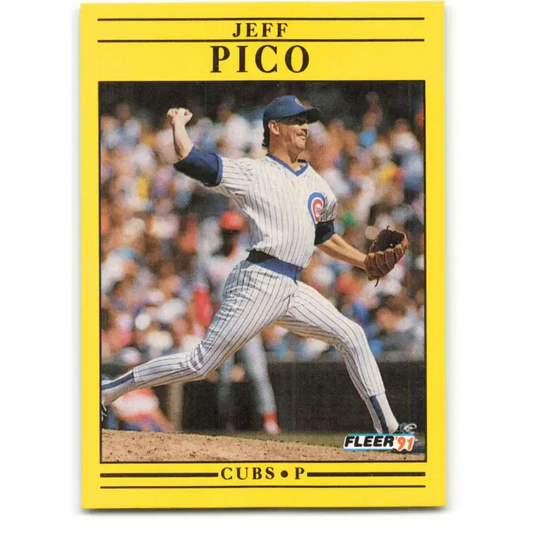 1991 Fleer #428 Jeff Pico NM-MT Chicago Cubs Baseball Card