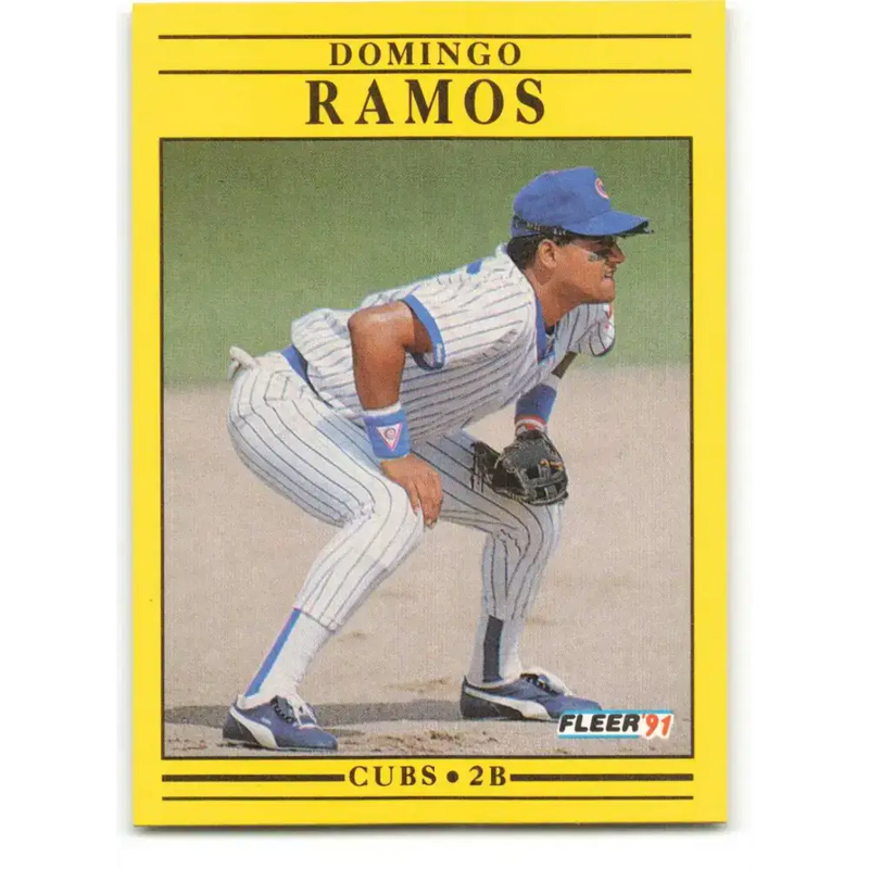 1991 Fleer #429 Domingo Ramos NM-MT Chicago Cubs Baseball Card - Baseball Card Single