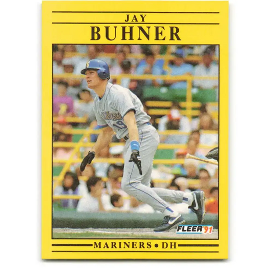 1991 Fleer #446 Jay Buhner NM-MT Seattle Mariners Baseball Card
