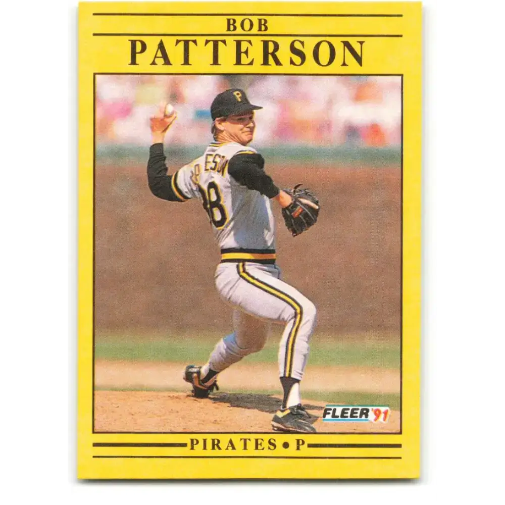 1991 Fleer #45 Bob Patterson NM-MT Pittsburgh Pirates Baseball Card - Baseball Card Single