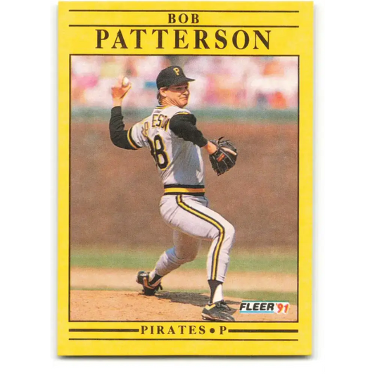1991 Fleer #45 Bob Patterson NM-MT Pittsburgh Pirates Baseball Card - Baseball Card Single