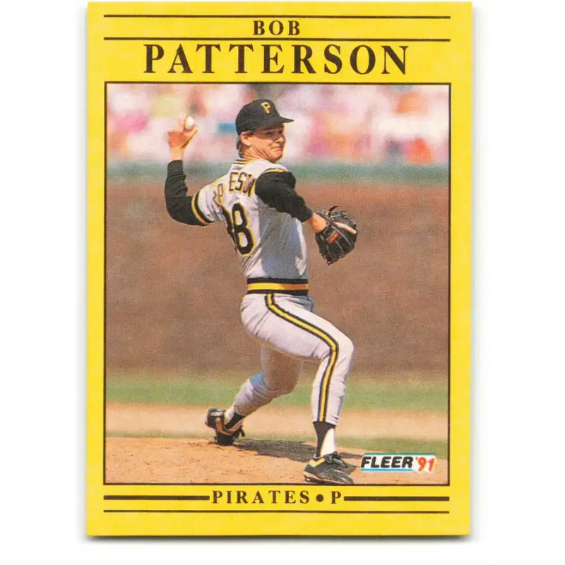 1991 Fleer #45 Bob Patterson NM-MT Pittsburgh Pirates Baseball Card - Baseball Card Single