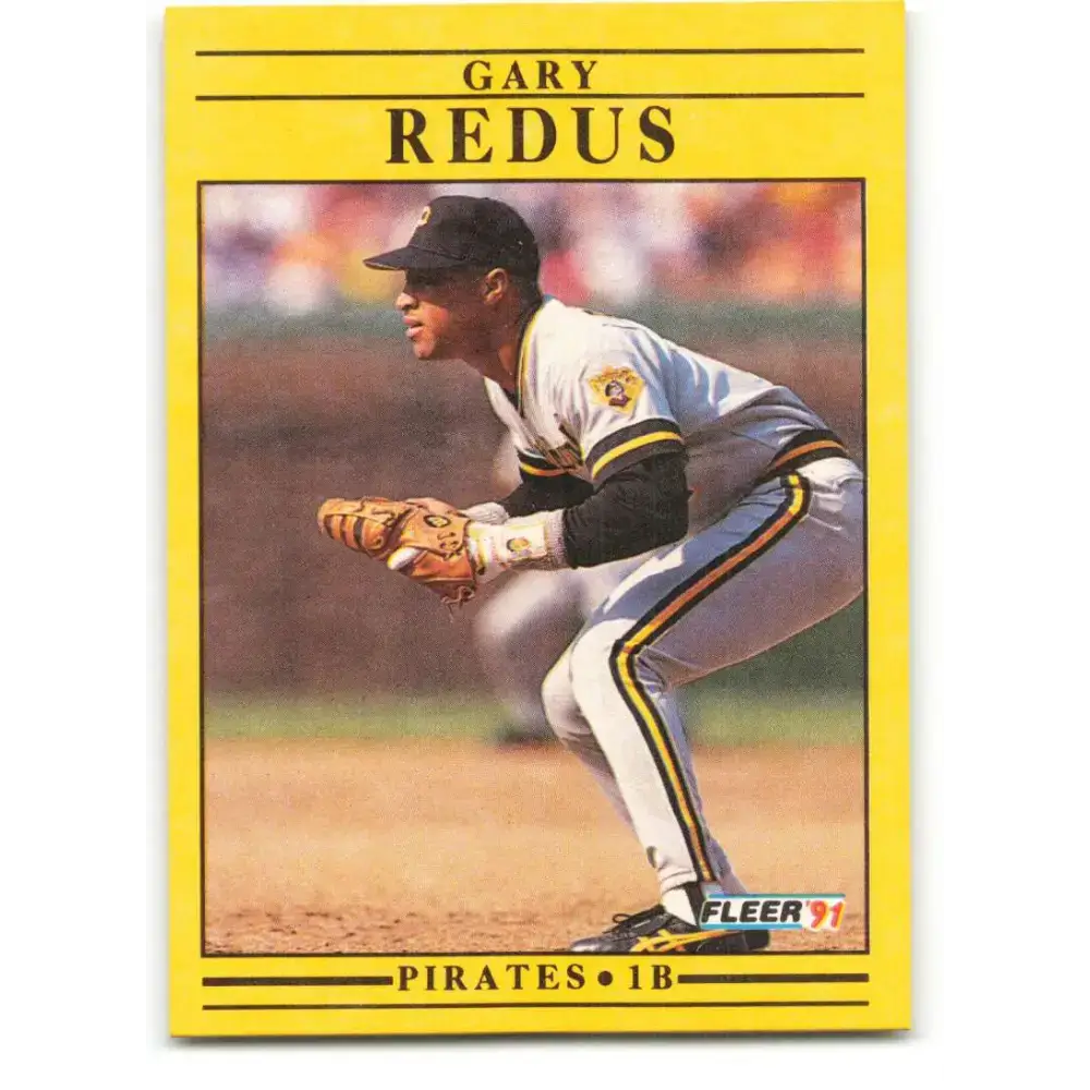 1991 Fleer #47 Gary Redus NM-MT Pittsburgh Pirates Baseball Card - Baseball Card Single