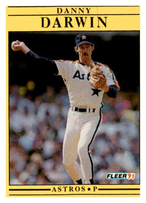 1991 Fleer #503b Danny Darwin - Baseball Card Single