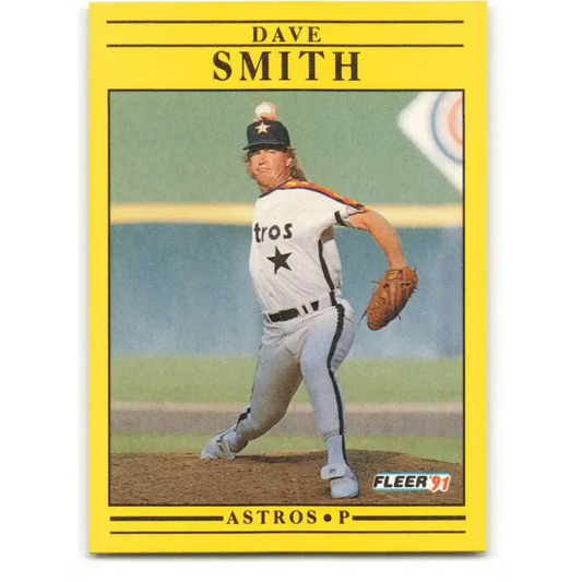 1991 Fleer #517 Dave Smith NM-MT Houston Astros Baseball Card