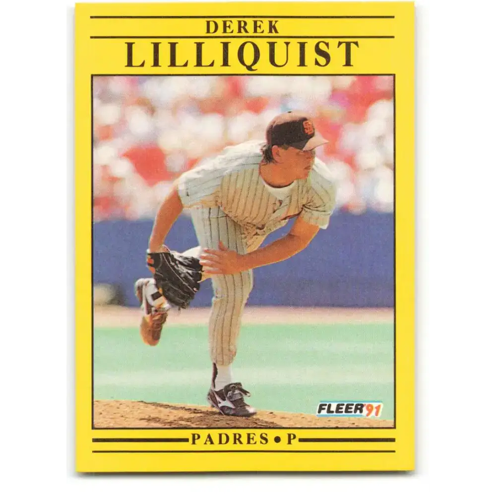 1991 Fleer #535 Derek Lilliquist NM-MT San Diego Padres Baseball Card - Baseball Card Single