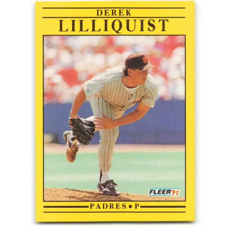 1991 Fleer #535 Derek Lilliquist NM-MT San Diego Padres Baseball Card - Baseball Card Single