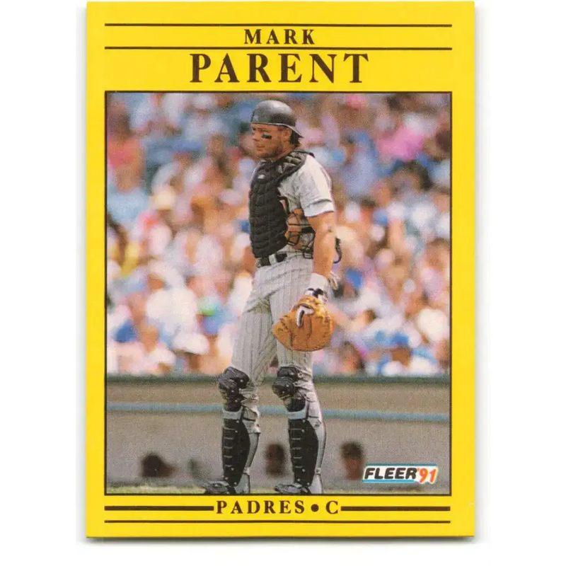1991 Fleer #538 Mark Parent NM-MT San Diego Padres Baseball Card - Baseball Card Single
