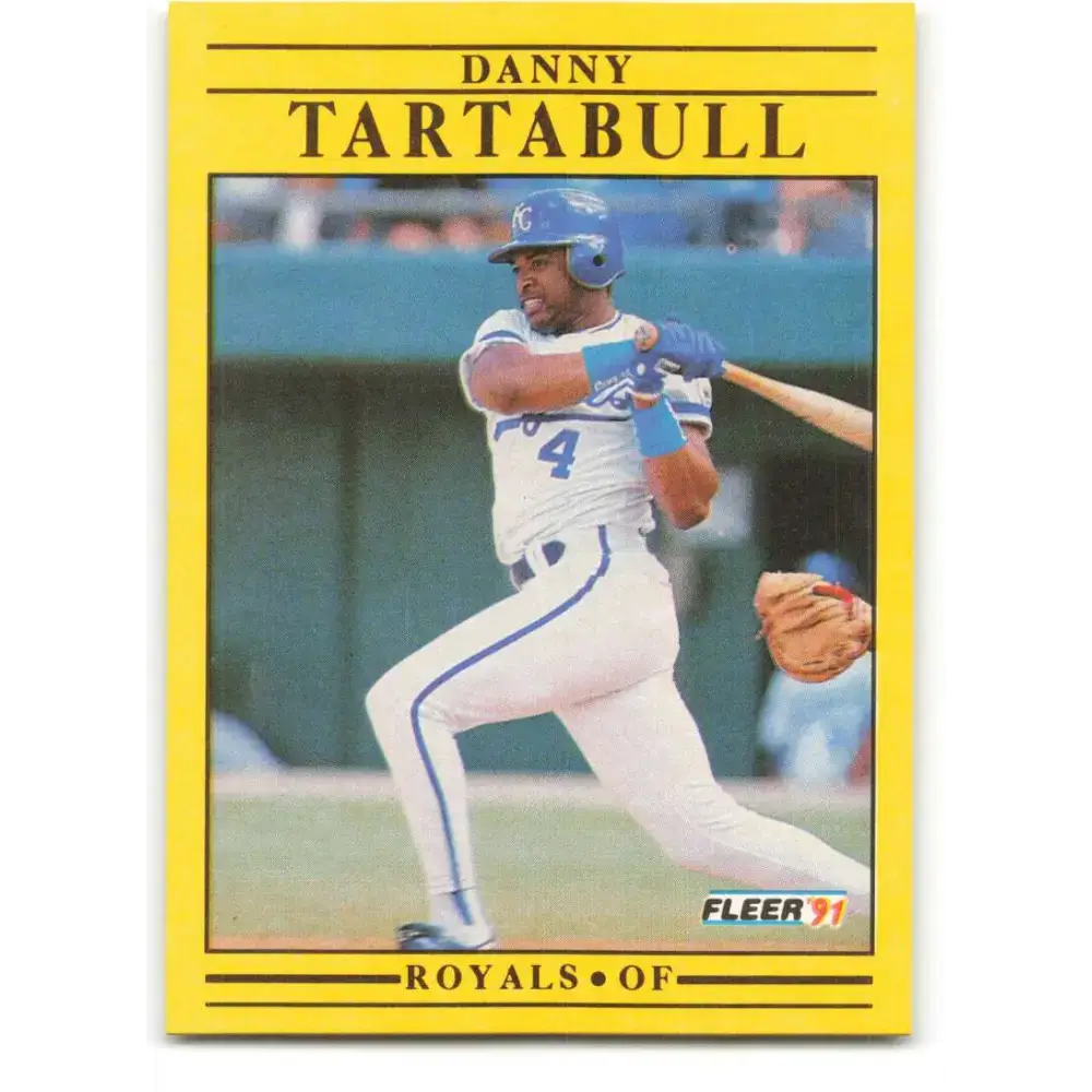 1991 Fleer #572 Danny Tartabull NM-MT Kansas City Royals Baseball Card