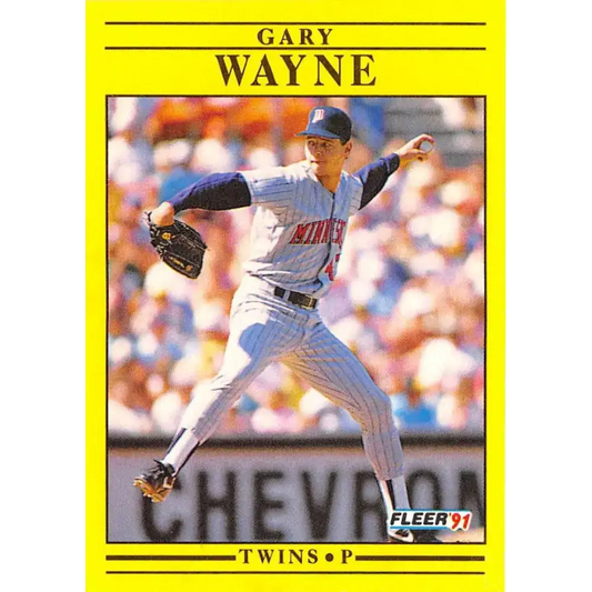 1991 Fleer #626 Gary Wayne NM-MT Minnesota Twins Baseball Card