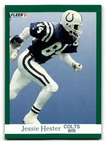 1991 Fleer #83 Jessie Hester Indianapolis Colts Football Cards NM Ne ID:60489 - Football Card Single