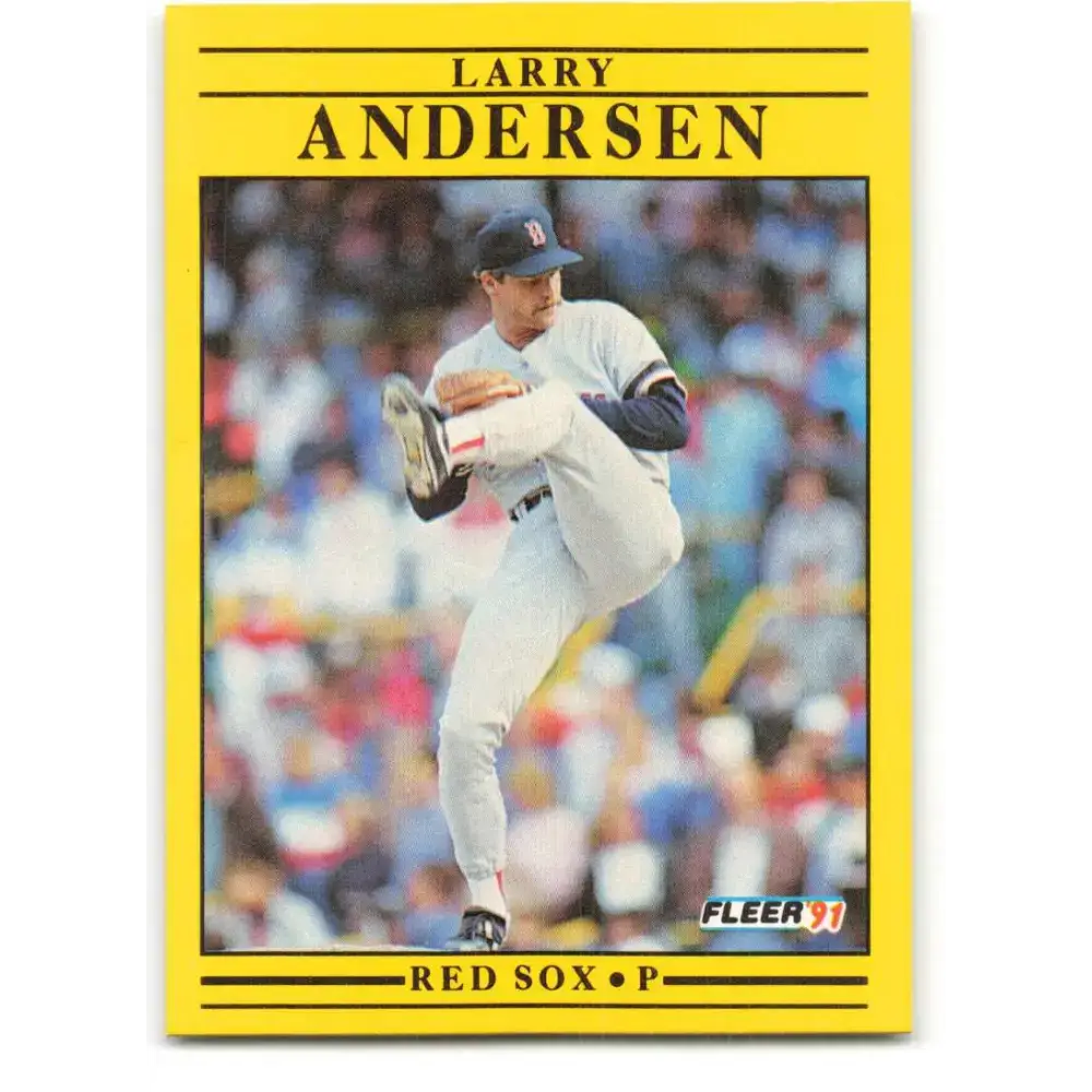 1991 Fleer #83 Larry Andersen NM-MT Boston Red Sox Baseball Card - Baseball Card Single