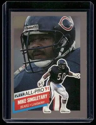 1991 Fleer All-Pro Mike Singletary #22 of 26 Football - Football Card Single