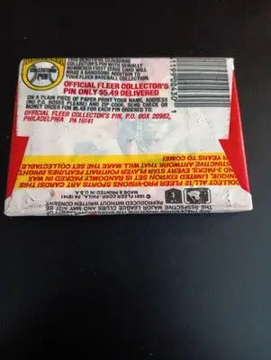 1991 Fleer Baseball - Sealed Wax Pack. 14 baseball cards. 1 sticker. MLB. VG-EX