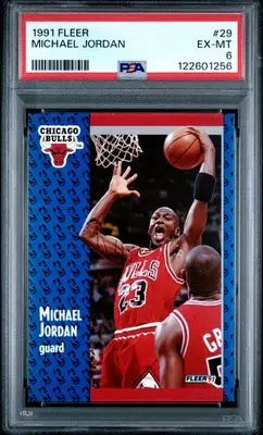 1991 Fleer Michael Jordan #29 Basketball PSA 6