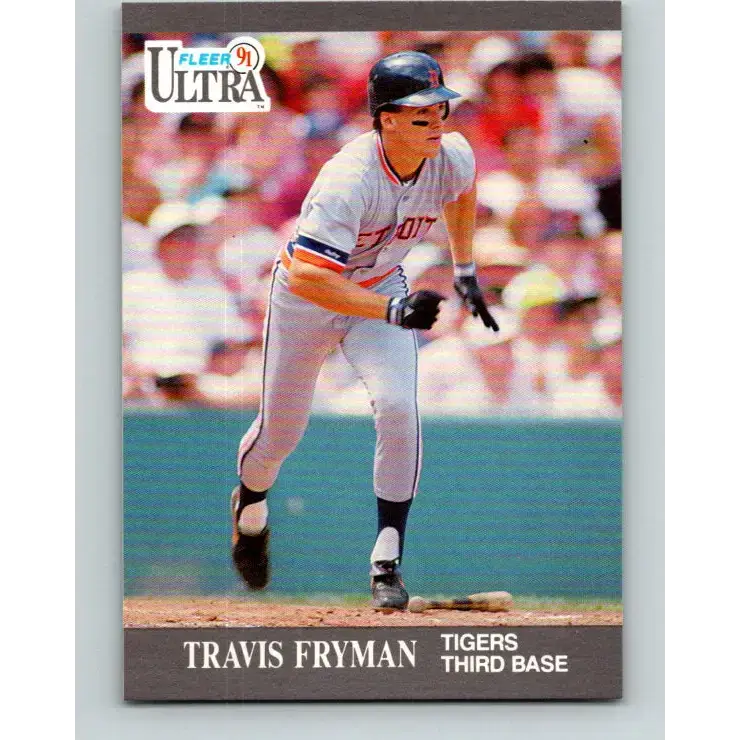 1991 Fleer Ultra #122 Travis Fryman NM-MT Detroit Tigers Baseball Card - Baseball Card Single