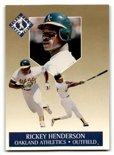 1991 Fleer Ultra Gold #5 Rickey Henderson EX/NM Athletics ID:63359 - Baseball Card Single