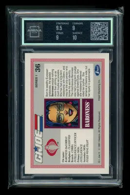 1991 Impel G.I. Joe Baroness #36 Arena Club 9.5 - Non-Sports Card Single