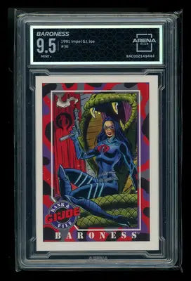1991 Impel G.I. Joe Baroness #36 Arena Club 9.5 - Non-Sports Card Single
