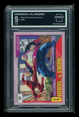1991 Impel Marvel Universe Daredevil Kingpin #126 Arena Club 9 - Marvel Card Single