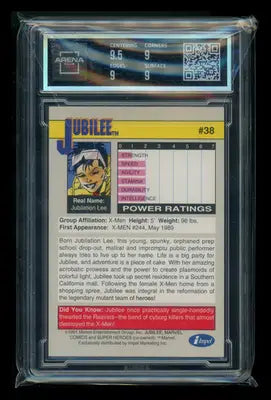 1991 Impel Marvel Universe Jubilee #38 Arena Club 9 - Marvel Card Single