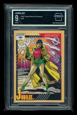 1991 Impel Marvel Universe Jubilee #38 Arena Club 9 - Marvel Card Single