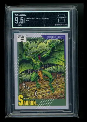 1991 Impel Marvel Universe Sauron #71 Arena Club 9.5 - Marvel Card Single