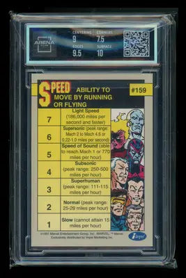 1991 Impel Marvel Universe Series II #159 Arena Club 8 - Marvel Card Single