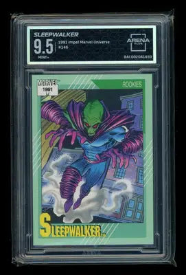 1991 Impel Marvel Universe Sleepwalker #146 Arena Club 9.5 - Marvel Card Single