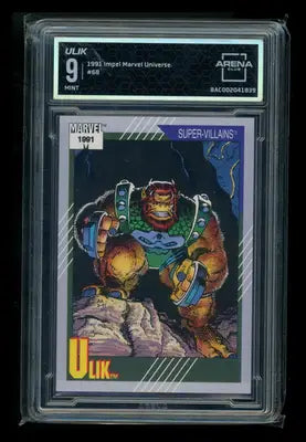 1991 Impel Marvel Universe Ulik #68 Arena Club 9 - Marvel Card Single