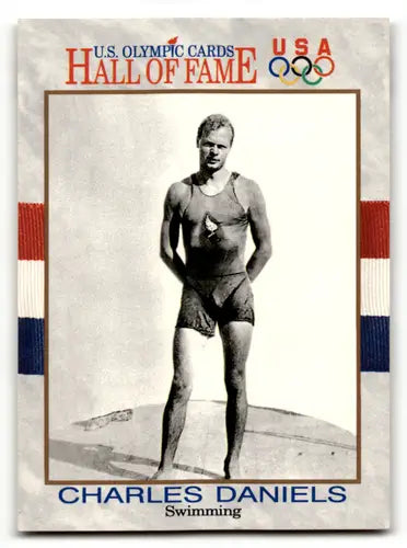 1991 Impel US Olympic Hall of Fame #40A Charles Daniels EX/NM VAR: Head ID:56150 - Sports Memorabilia