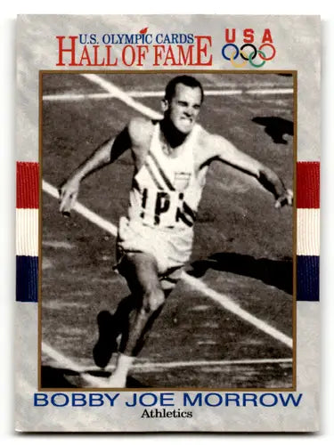 Original gloss Bobby Joe Morrow trading card from 1991 Impel US Olympic Hall of Fame
