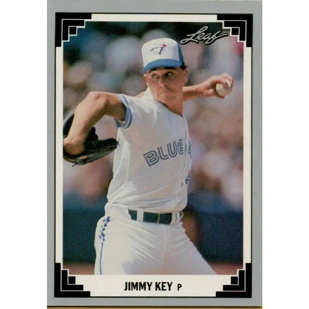 1991 Leaf #103 Jimmy Key NM-MT Toronto Blue Jays Baseball Card - Baseball Card Single