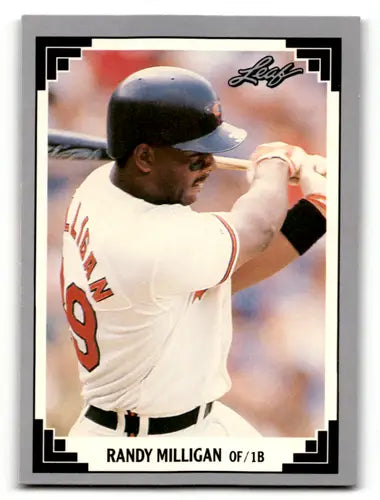 1991 Leaf #109 Randy Milligan NM Near Mint Orioles ID:55912 - Baseball Card Single