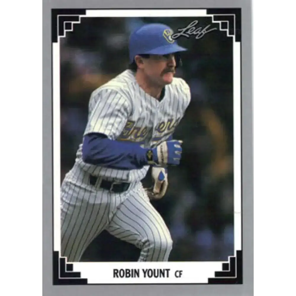 1991 Leaf #116 Robin Yount NM-MT Milwaukee Brewers Baseball Card - Baseball Card Single